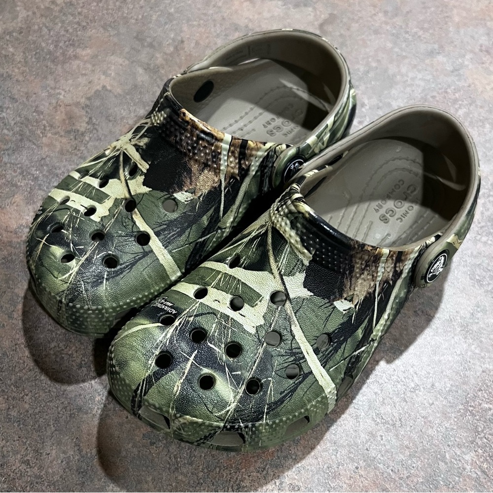 Kids Camo Crocs
